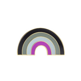 Asexual Pride Rainbow Enamel Pin Pin PRIDE MODE